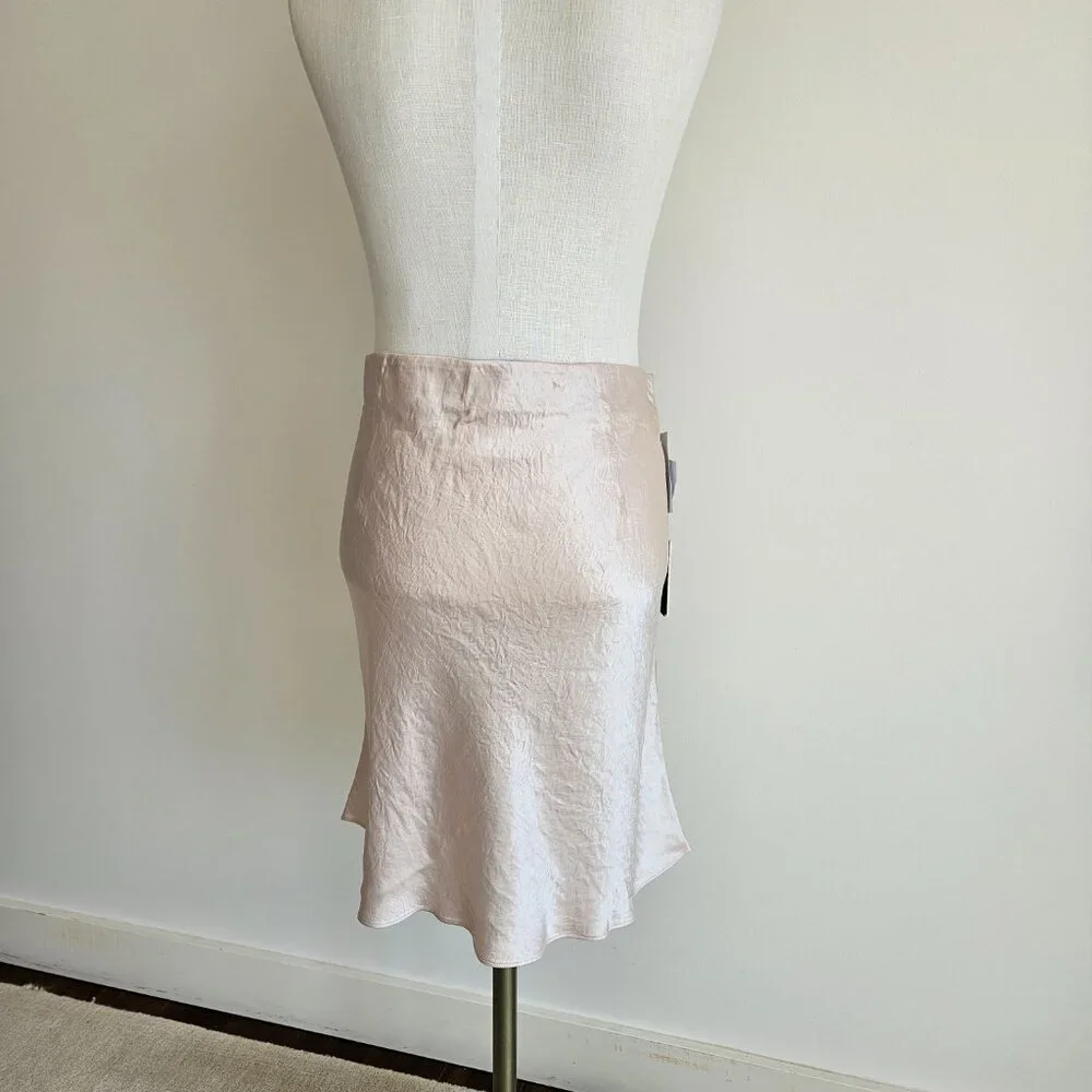 Babaton Blush Pink Satin Mini Skirt (NEW With Tags!) - Picture 2 of 4